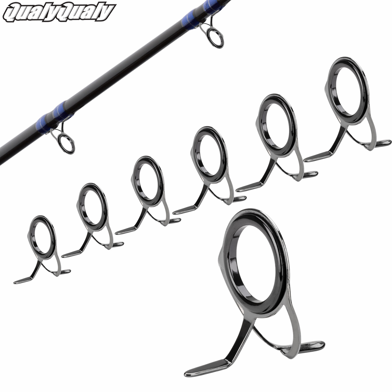 Fishing Rod Casting - 7 шт., ремонтный комплект направляющих удочки,