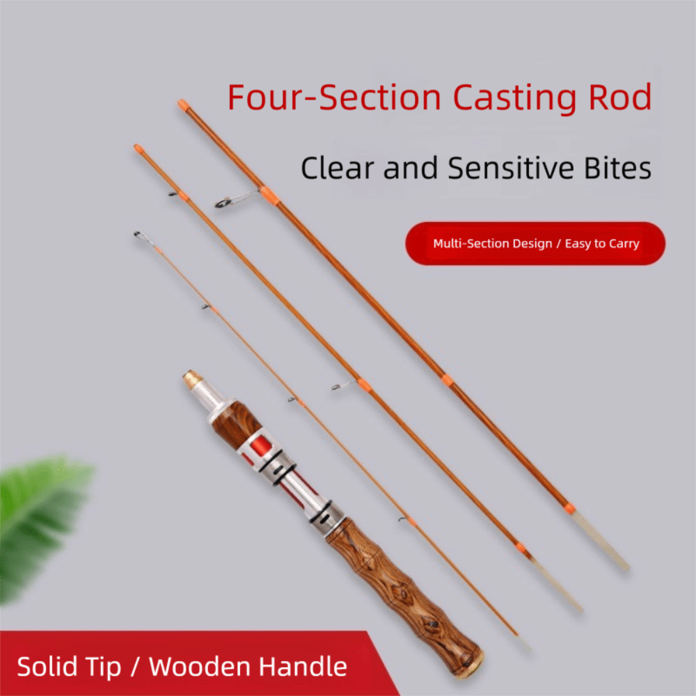 Fishing Rod Carbon Fiber - Высокое качество, 4 секции, спиннинговая удочка,