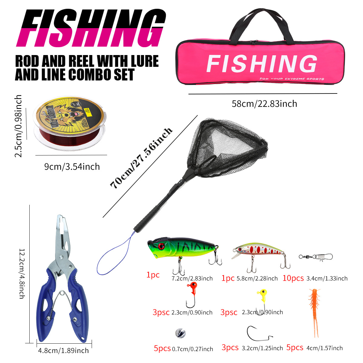 Набор для рыбалки: телескопиче – обзор и цена Fishing Rod Casting