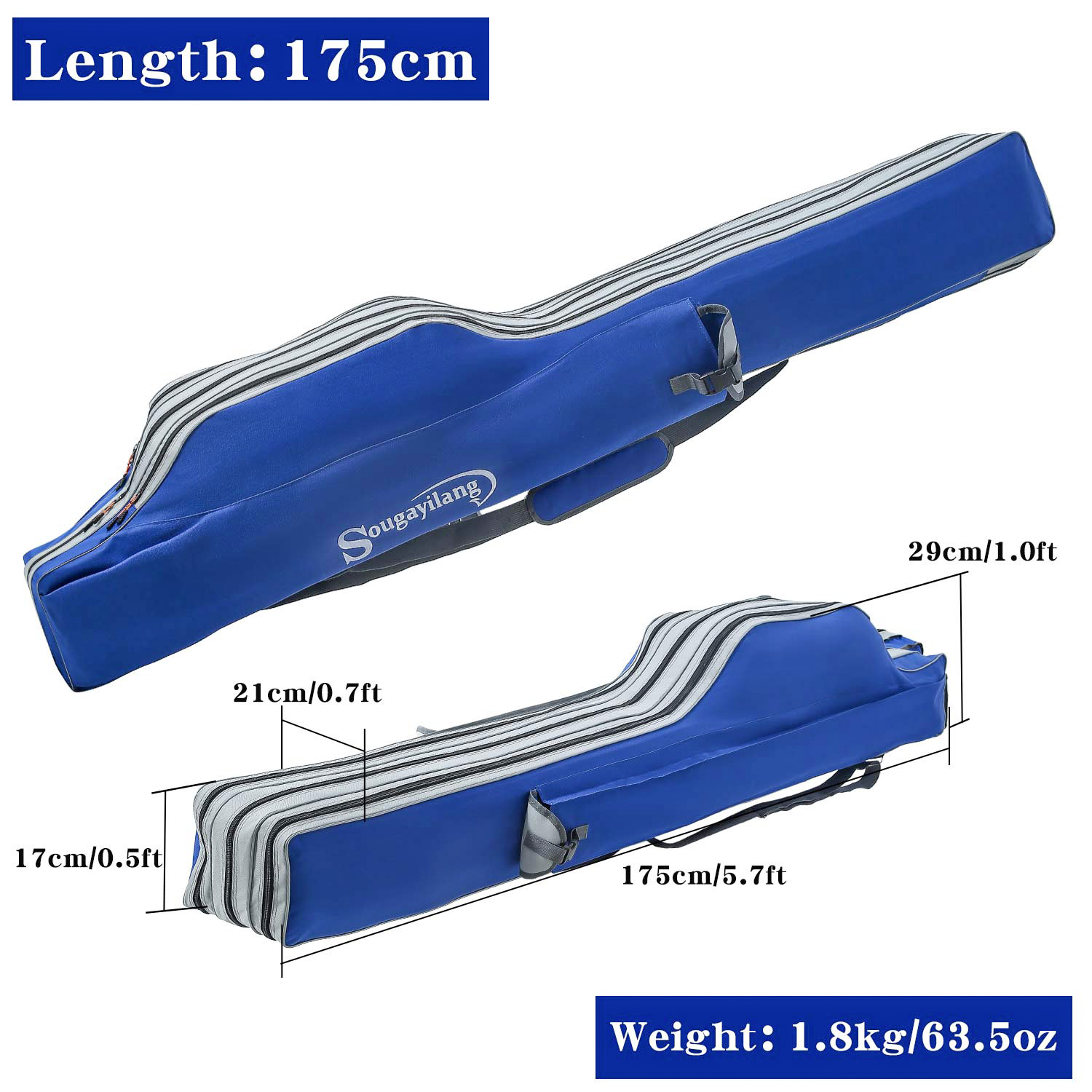 Сумка для удочки Sougayilang,  – обзор и цена Fishing Rod Case